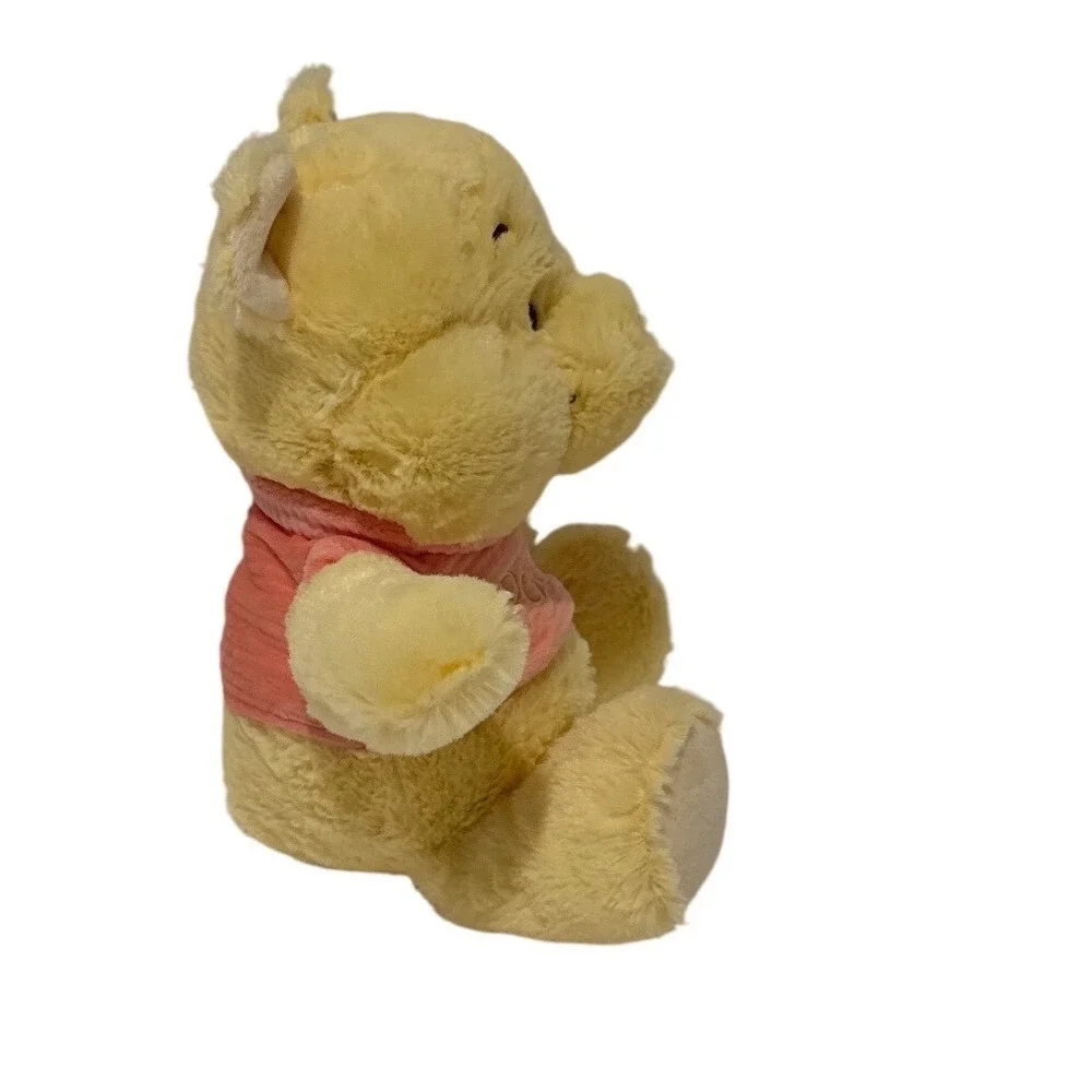 Disney‎ Baby Winnie the Pooh Osh Kosh Plush Stuffed Animal Yellow Pink Shirt NEW